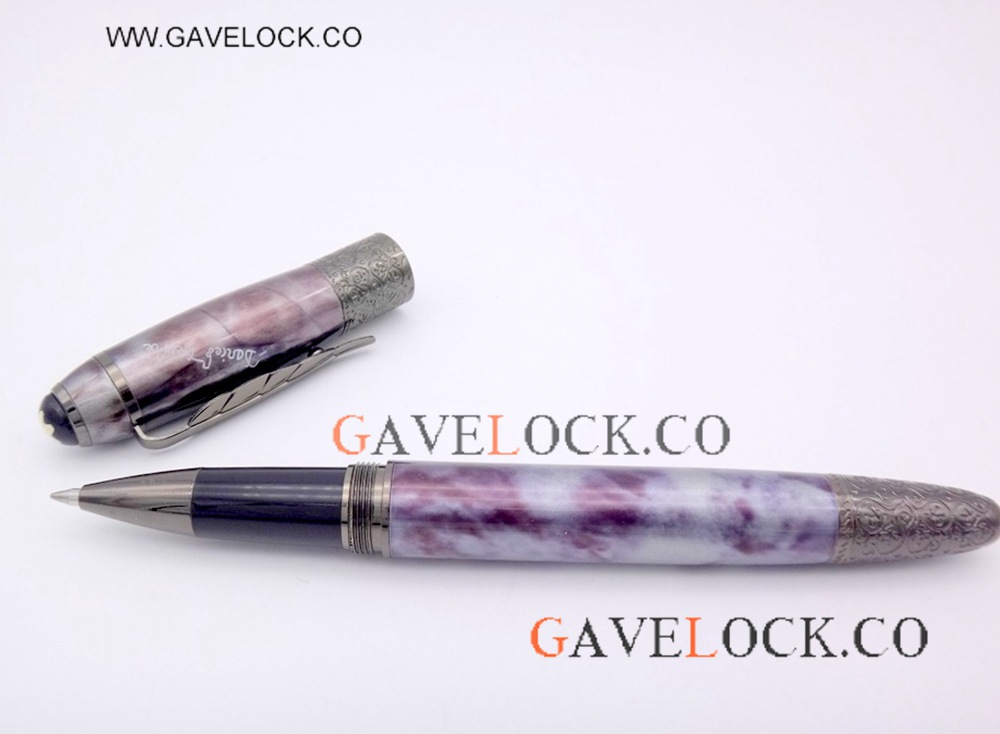 Mont Blanc Daniel Defoe Purple Rollerball Pen / Luxury Replica Pens